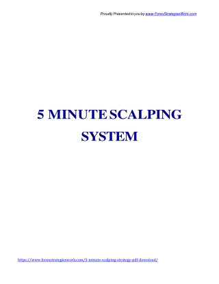 5 Minute Scalping System