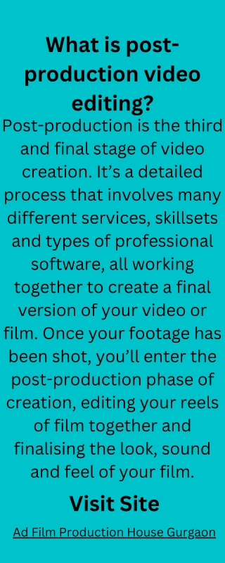 Ad Film Production House Gurgaon