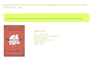 [download]_p.d.f)^ The Narcissist in Your Life Recognizing the Patterns and