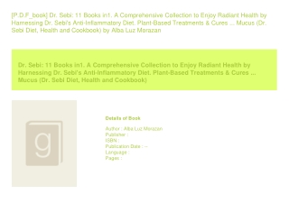 [P.D.F_book] Dr. Sebi 11 Books in1. A Comprehensive Collection to Enjoy Radi