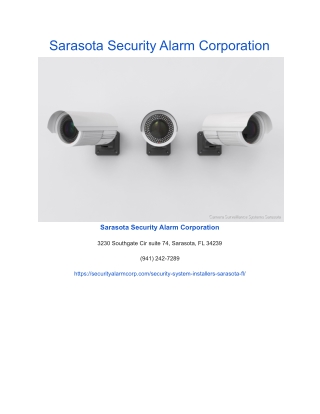 Sarasota Security Alarm Corporation