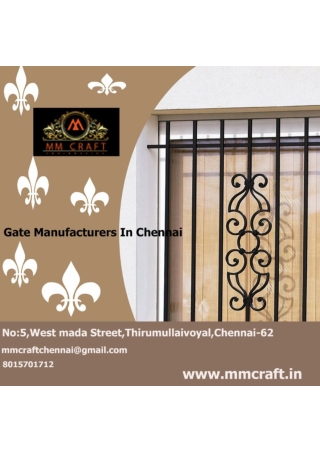 Gate Manufacturers In Chennai