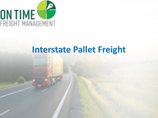 Interstate Pallet Freight