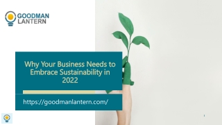 Why Your Business Needs to Embrace Sustainability in 2022