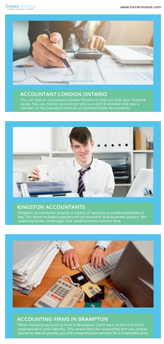 Find A Highly Qualified and Certified Accountant in London, Ontario