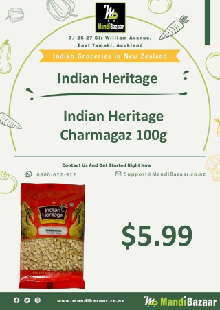 Indian Heritage Charmagaz 100g - Mandi Bazaar