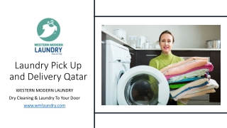 Laundry Pick Up and Delivery Qatar_