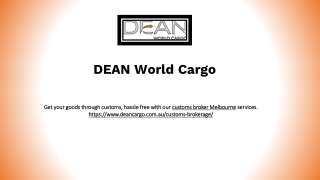 Trusted Customs Broker Melbourne