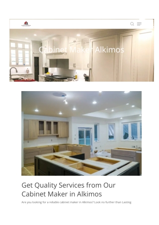 Cabinet Maker Alkimos