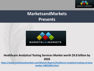 Healthcare Analytical Testing Services Market 2022 Trend and Forecast 2026