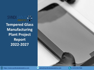 Tempered Glass Manufacturing Plant PDF 2022-2027 Syndicated Analytics