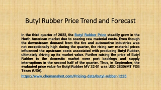 Butyl Rubber Supply online