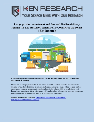 E-commerce logistics services in Singapore - Ken Research