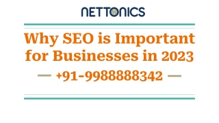 Why SEO is Important for Businesses in 2023