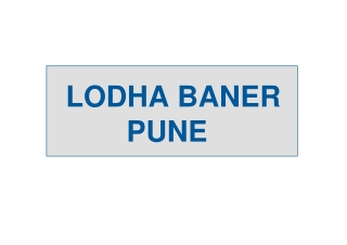 Lodha Baner Pune _ Price _ Location _ Brochure, Beautiful View Of Nature