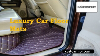 Luxury Car Floor Mats