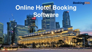 Online Hotel Booking Software