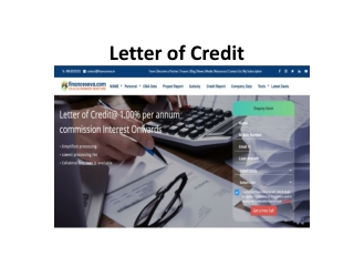 Letter of Credit