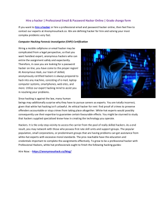 Hire a hacker | Professional Email & Password Hacker Online | Grade change form
