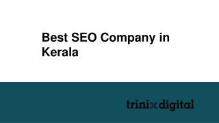 Best SEO Company in Kerala