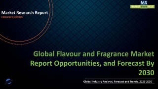 Flavour and Fragrance Market to Reach US$ 43.9 billion by 2030