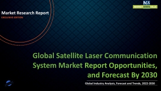 Satellite Laser Communication System Market to be worth US$ 5205.7 million by 2030