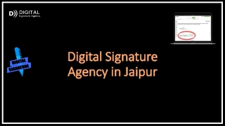 digital signature agency in jaipur