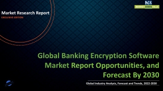 Banking Encryption Software Market Worth US$ 4,985.2 million by 2030