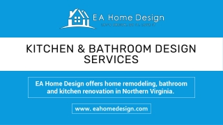 Kitchen & Bathroom Design Services