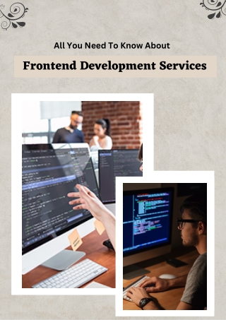 Frontend Development Services