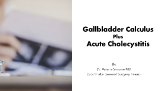 Gallbladder Calculus Plus Acute Cholecystitis