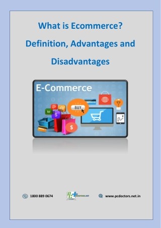 What is Ecommerce? Definition, Advantages and Disadvantages