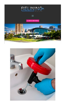 Drain Cleaning Melbourne