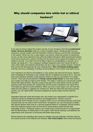 Hire Professional Hacker In USA