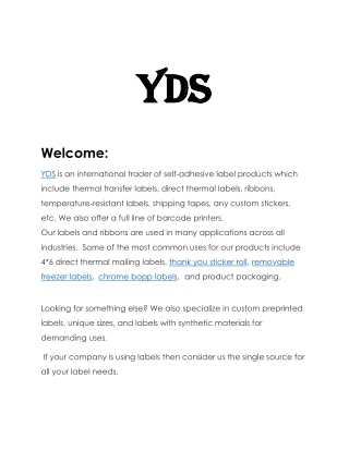 Shenzhen YDS E-commerce Co., Ltd.