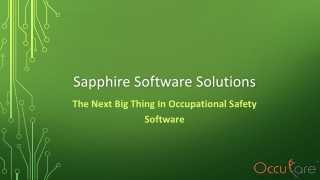 The Next Big Thing In Occupational Safety Software