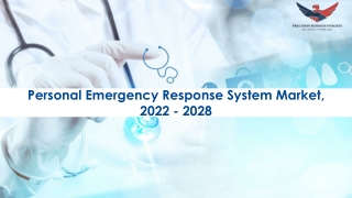 Personal Emergency Response System Market Opportunities 2022-28