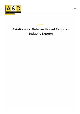Aviation and Defense Reports | Aerospace Industry Analysis