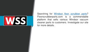 Windsor Floor Scrubber Parts   Floorscrubberparts.com