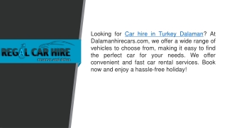 Car Hire In Turkey Dalaman   Dalamanhirecars.com