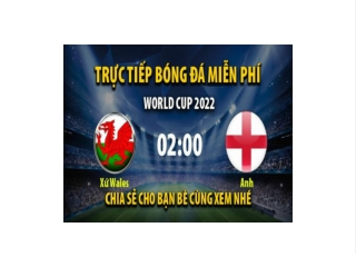 Truc tiep Xu Wales vs Anh 02:00, ngay 30/11/2022