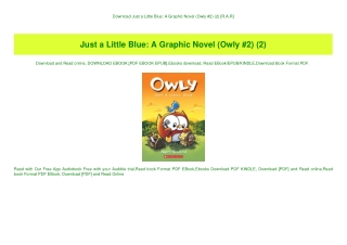 Download Just a Little Blue A Graphic Novel (Owly #2) (2) [R.A.R]