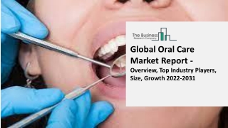 Oral Care Market