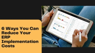 6 Ways You Can Reduce Your ERP Implementation Costs