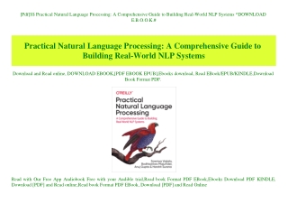 [Pdf]$$ Practical Natural Language Processing A Comprehensive Guide to Building Real-World NLP Systems ^DOWNLOAD E.B.O.O