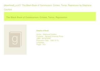[download]_p.d.f)^ The Black Book of Communism Crimes  Terror  Repression  b