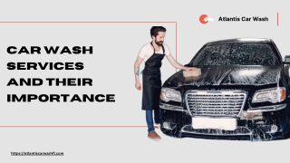 Why It is Important to Use Car Wash Services