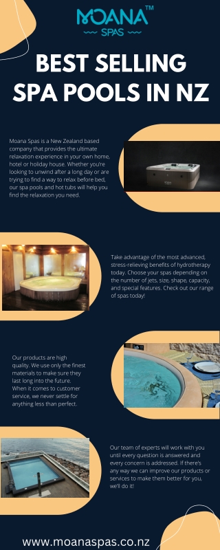 Best Best Selling Spa Pools in NZ