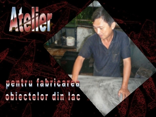Vietnam Saigon 5, atelier obiecte din lac