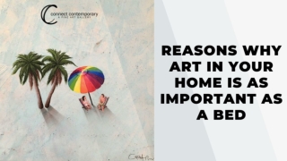 REASONS WHY ART IN YOUR HOME IS AS IMPORTANT AS A BED